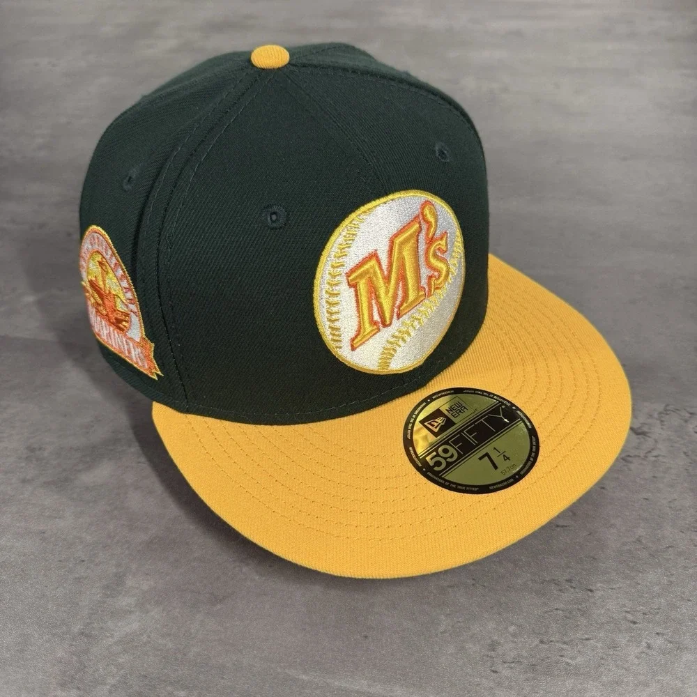 Seattle Mariners Hat New Era Cap 7 1/4 Supersonics Quack Pack House of Fitted‎